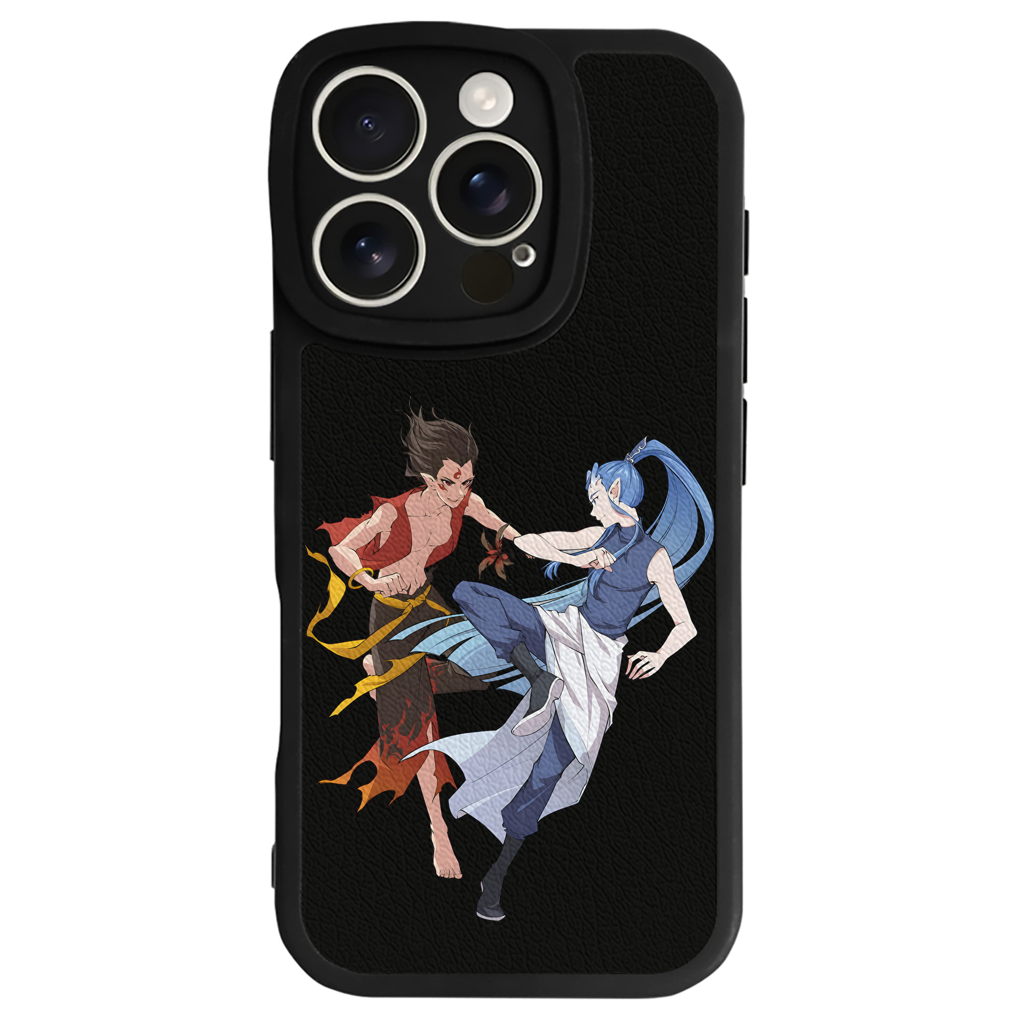 （画像用） Ne Zha 2 ナタ 魔童の大暴れ 【iPhone 16シリーズ対応】シリコンスマホケース（レザー調） 材質：シリコン